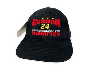 Vintage 1995 Jeff Gordon Winston Cup Champion Snapback Hat - 90s