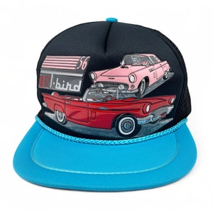 Casquette vintage Chevy Thunderbird Hat des années 90 Snapback Trucker Chevrolet H14