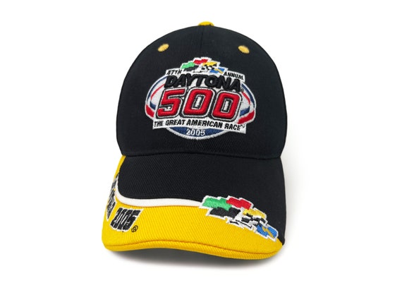 Vintage Daytona 500 Hat NASCAR Strapback Cap Raci… - image 1