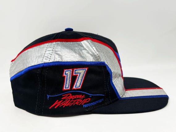 Vintage Darrell Waltrip Hat Western Auto Racing 90s NASCAR Snapback Cap H02 View 3