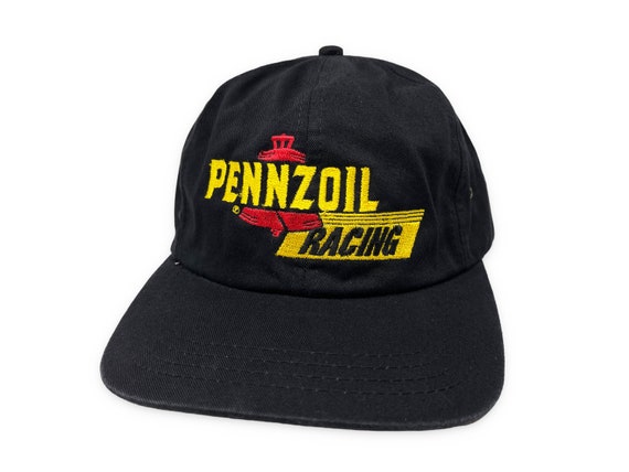 Vintage Pennzoil Racing Hat 00s NASCAR Strapback … - image 1