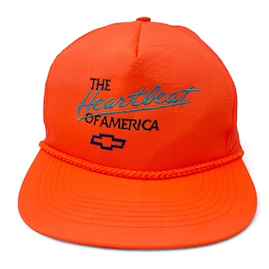 Casquette vintage Snapback des années 80 et 90 de Chevrolet Heartbeat of America Chevy H12