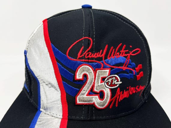 Vintage Darrell Waltrip Hat Western Auto Racing 90s NASCAR Snapback Cap H02 View 2