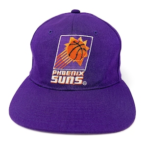 Vintage Phoenix Suns Hat 90s Fitted Cap Starter NBA Size 1 Fits 6