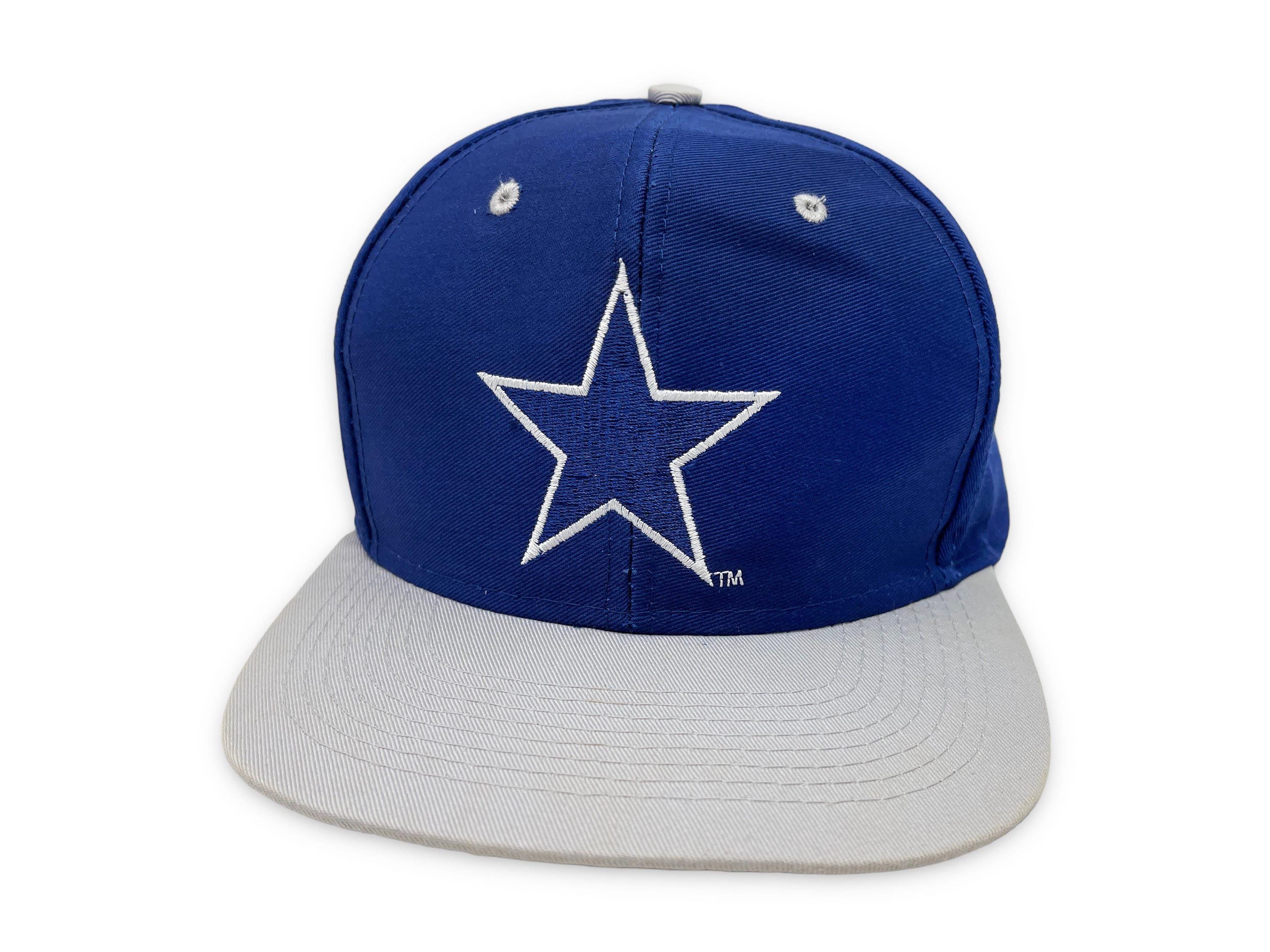 Vintage Dallas Cowboys Hat 90s Snapback Cap NFL Logo 7 STAINED H13