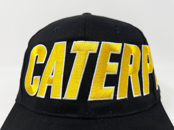 Vintage CAT Racing Hat 90s 00s NASCAR Strapback C… - image 2