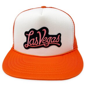 Vintage Las Vegas Hat 80s 90s Gambling Casino Snapback Trucker Cap H18