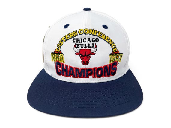 Vintage Chicago Bulls Hat 1997 Eastern Conference Champions 90s