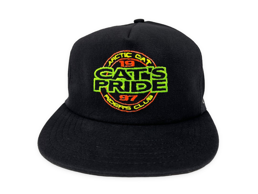 Vintage Arctic Cat Hat 90s Snowmobile Racing Snowmobiling Etsy