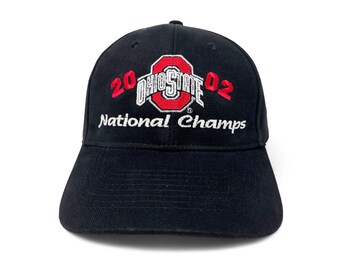 Vintage Ohio State Buckeyes Hat 90s Snapback Cap Champion Vintage Ohio State Buckeyes Hat 90s Snapback Cap Champion