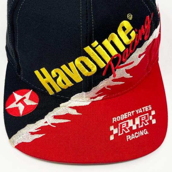 Vintage Texaco Havoline Racing Hat • 90s NASCAR Snapback Cap