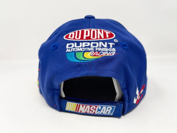 Vintage Jeff Gordon Hat 90s Strapback NASCAR Raci… - image 4