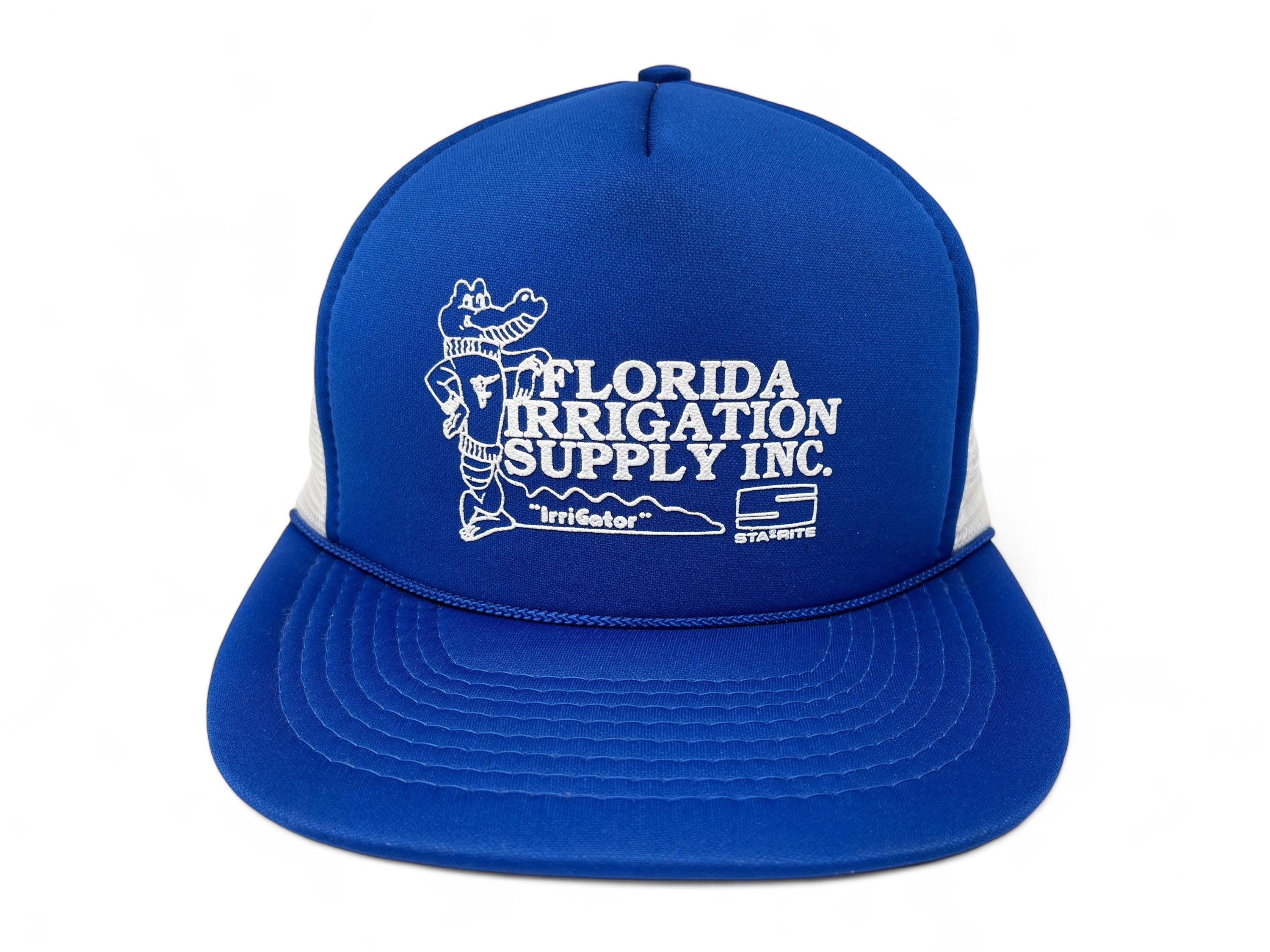Casquette Vintage Florida Gators Années 90 - Logo Grand Double Barre, Blanc, Réglable