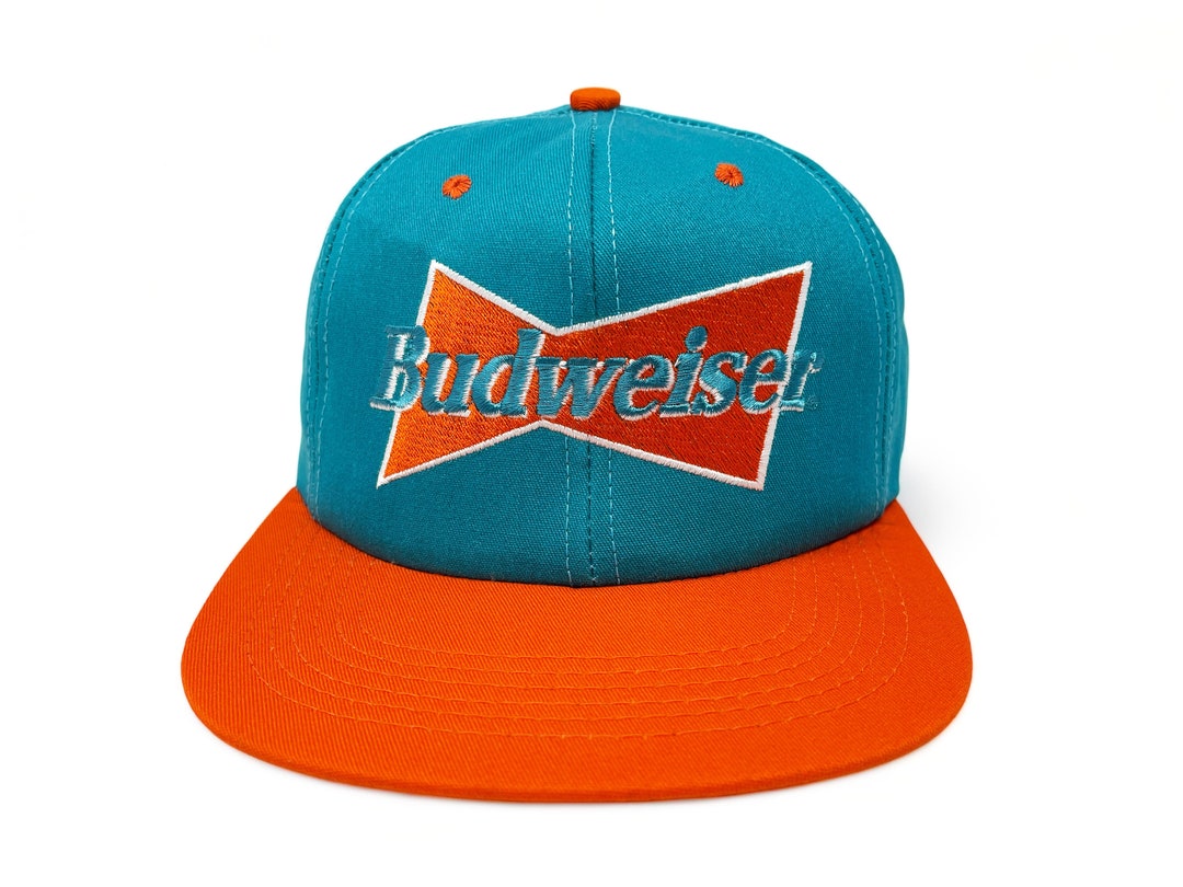 Vintage 90'S Budweiser baseball cap, one size fits all cotton blue type Vintage Second Hand