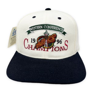 Seattle Super Sonics Vintage 90s Champion Snapback Hat Nba Basketball