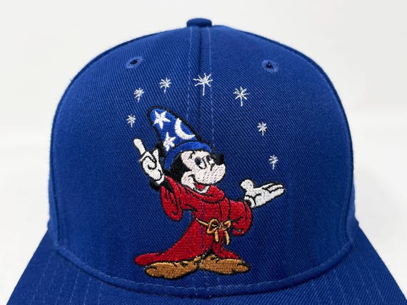 Vintage Fantasia Hat 90s Mickey Mouse Snapback Cap Disney Vintage Fantasia Hat 90s Mickey Mouse Snapback Cap Disney