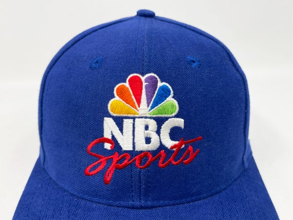 Vintage NBC Sports Hat 90s Strapback Cap Sports S… - image 2