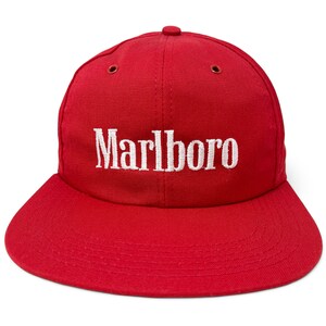 Vintage Marlboro Hat 90s Snapback Cap Cigarettes H13 - Etsy UK
