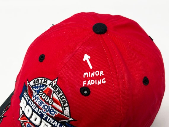 Vintage Wrangler National Finals Rodeo Hat 00s Strapback Cap