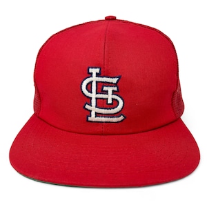 Vintage St Louis Cardinals Trucker Hat 80s 90s Cap MLB H24