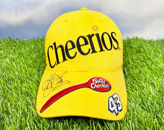 Vintage Cheerios Racing Hat 00s NASCAR Strapback Cap Jeff Green ...