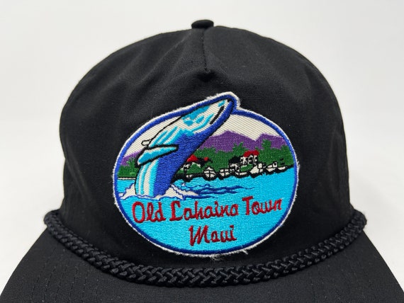 Vintage Lahaina Hat 80s 90s Maui Strapback Cap Ha… - image 2