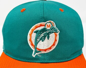 Vintage Miami Dolphins Hat 90s NFL Snapback Cap H11 - Etsy