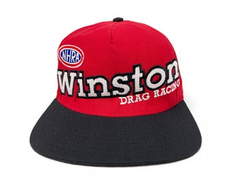 Vintage Winston Drag Racing Hat 90s NHRA Lone Star Nationals 1998