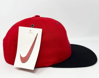 Vintage Nike Air Jordan Hat 90s Snapback Cap Jumpman Logo