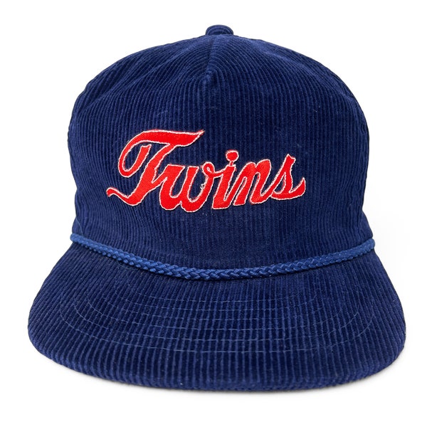 Vintage Minnesota Twins Hat 80s 90s Zipperback Cap MLB H10