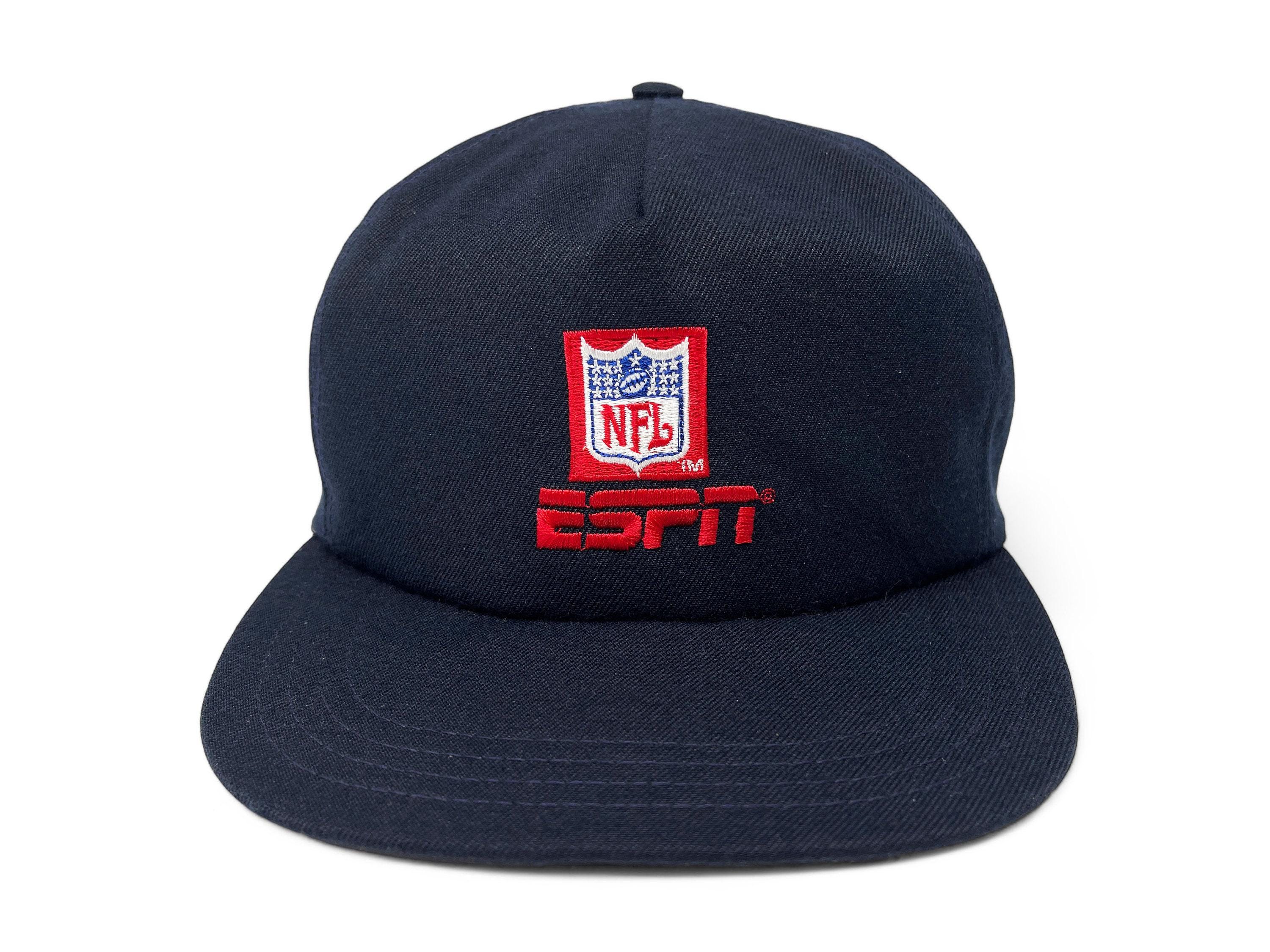Espn Hat Design Vintage ESPN NFL Hat 90s Strapback Cap H14 - Etsy