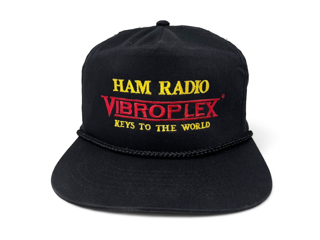 Vintage HAM Radio Hat 90s Snapback Cap Vibroplex H28 - Etsy