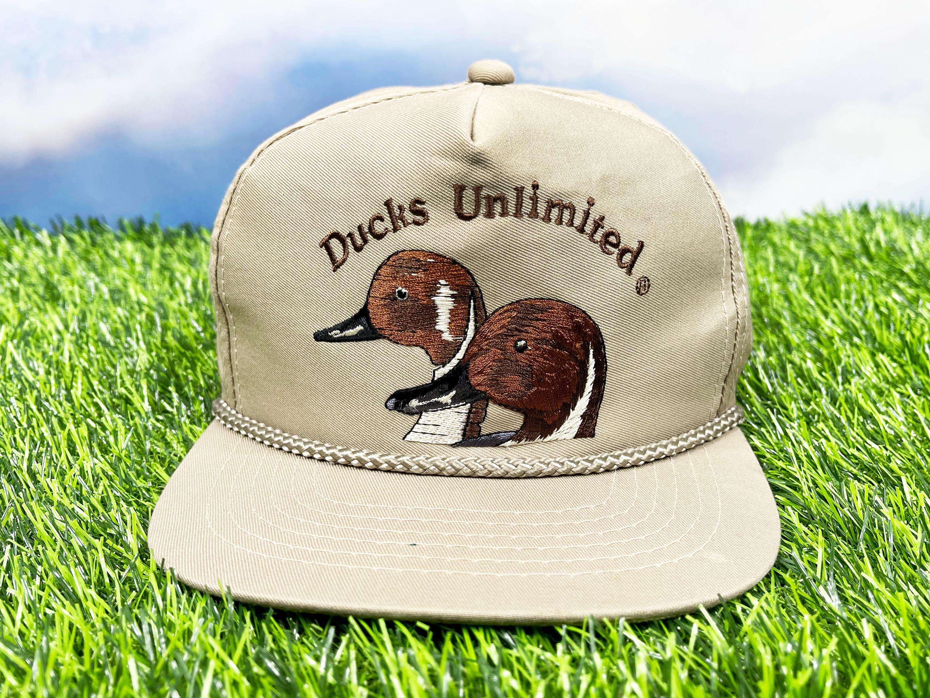Vintage Ducks Unlimited Hat 90s Snapback Cap Duck Hunting H13