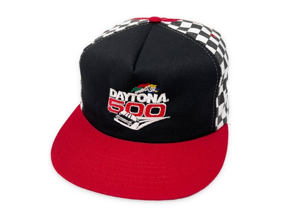 Vintage Daytona 500 Hat 90s NASCAR Snapback Cap R… - image 1