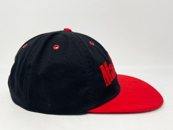 Vintage Marlboro Hat 90s Snapback Cap Cigarettes … - image 5