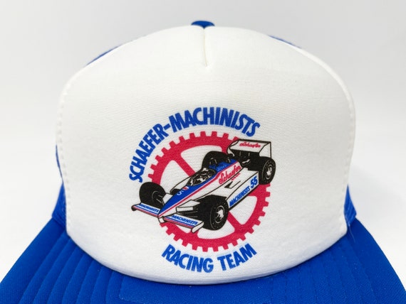 Vintage Schaefer Machinists Racing Team Hat 80s I… - image 2