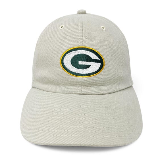 Vintage Green Bay Packers Hat • Y2K NFL Khaki Strapback Cap  display picture 2