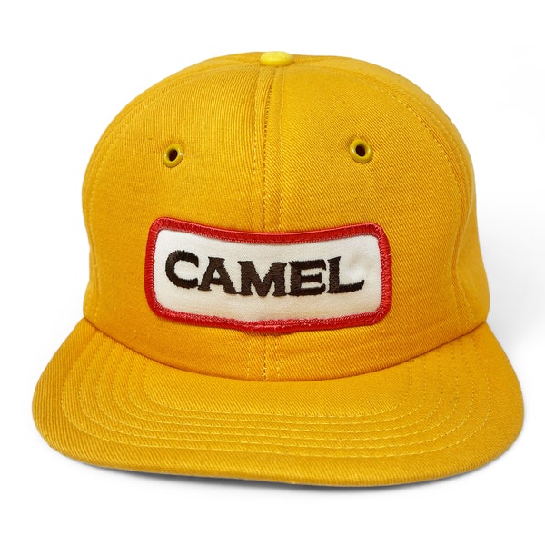 Vintage Camel Hat 80s 90s Snapback Trucker Cap Cigarettes H07