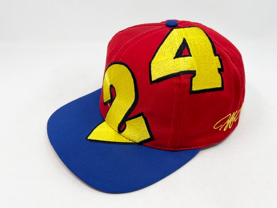 Vintage Jeff Gordon Hat 90s Snapback NASCAR Racin… - image 2