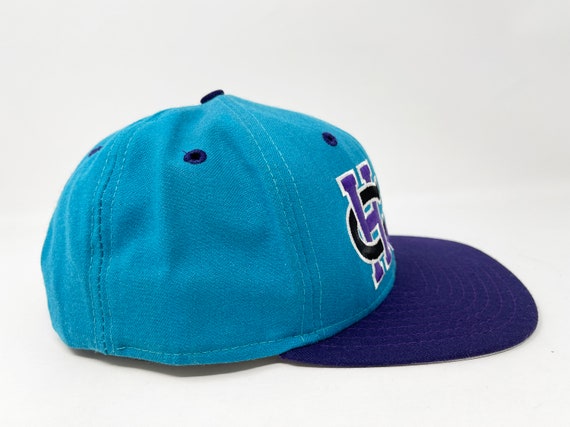 Vintage Charlotte Hornets Hat 90s Snapback Cap Ne… - image 5