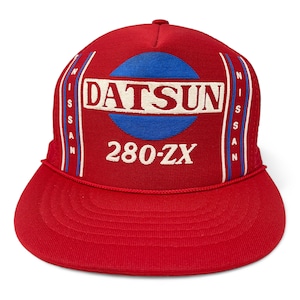 Vintage Nissan Datsun Trucker Hat 80s 90s Snapback Cap 280ZX H30