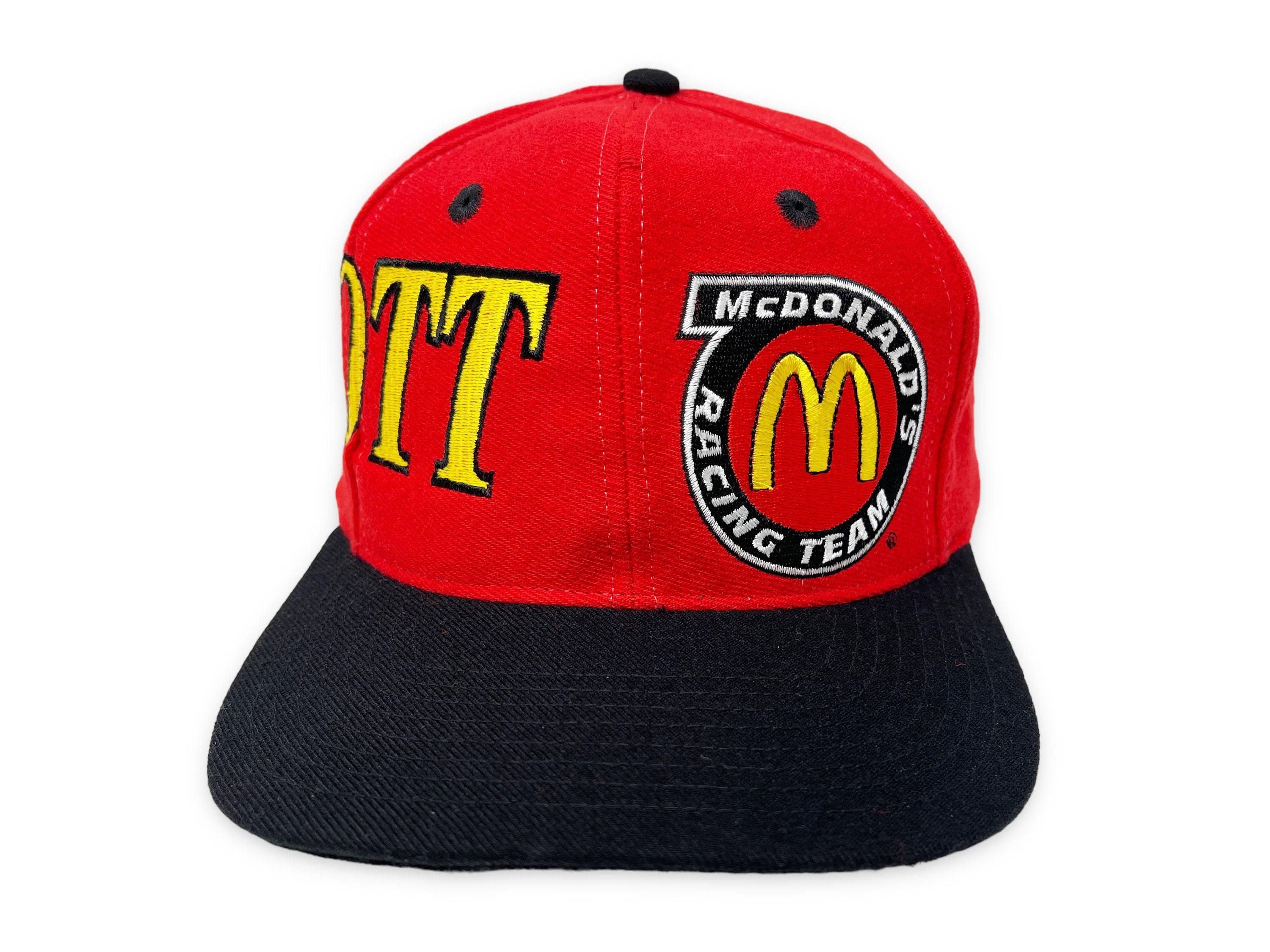 Vintage Mcdonalds Racing Team Hat 90s NASCAR Bill Elliott Snapback
