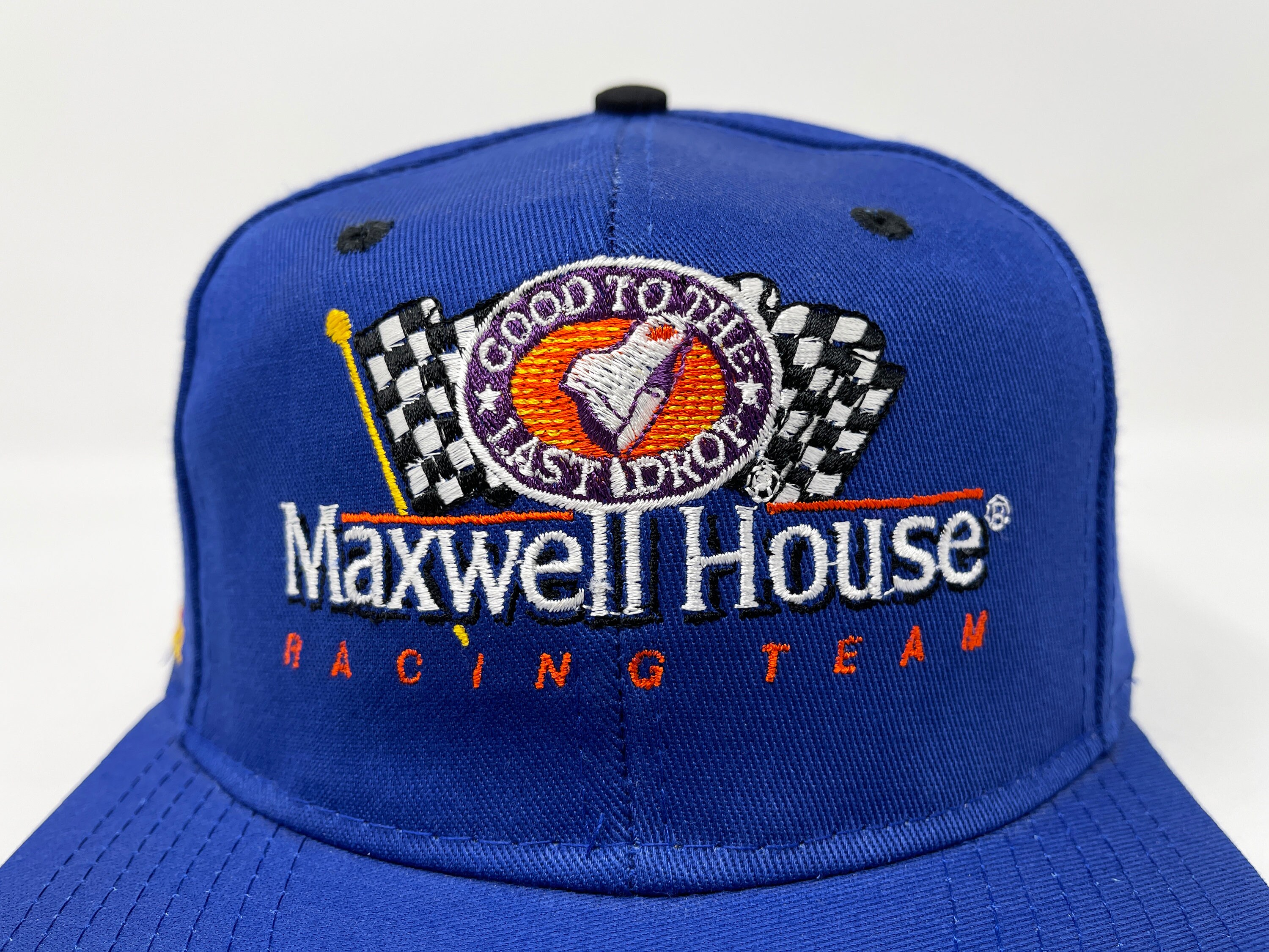 Vintage Maxwell House Racing Team Hat 90s NASCAR Bobby Labonte