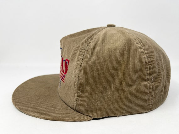 Vintage Texas Hat 80s 90s Snapback Corduroy Cap H… - image 3