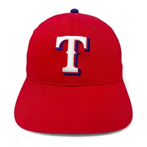 Vintage Texas Rangers Hat 90s 00s Y2K Snapback Cap MLB NOS H01