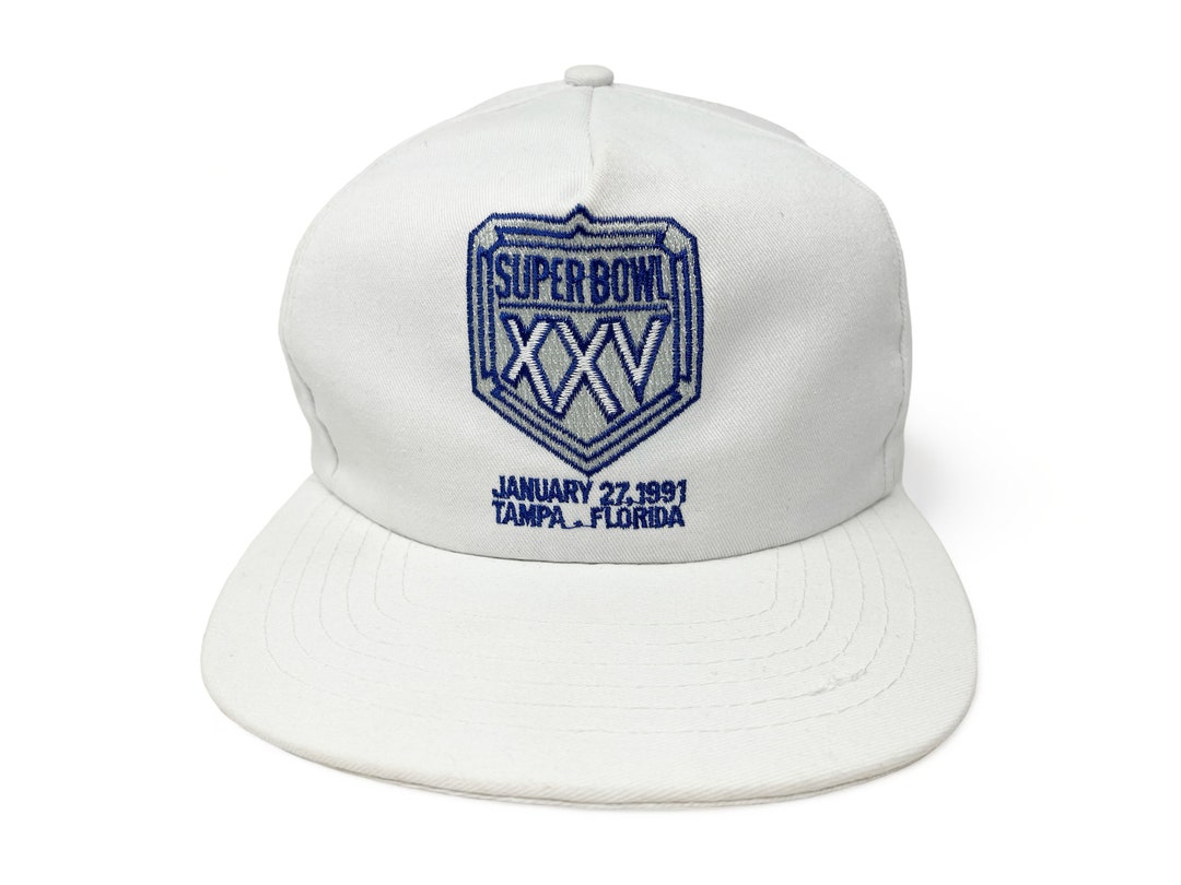 Vintage Super Bowl XXV Hat 90s Snapback Cap NFL 1991 Giants