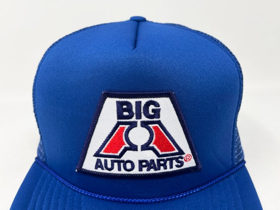 Vintage Big A Auto Parts Hat 80s 90s Snapback Tru… - image 2