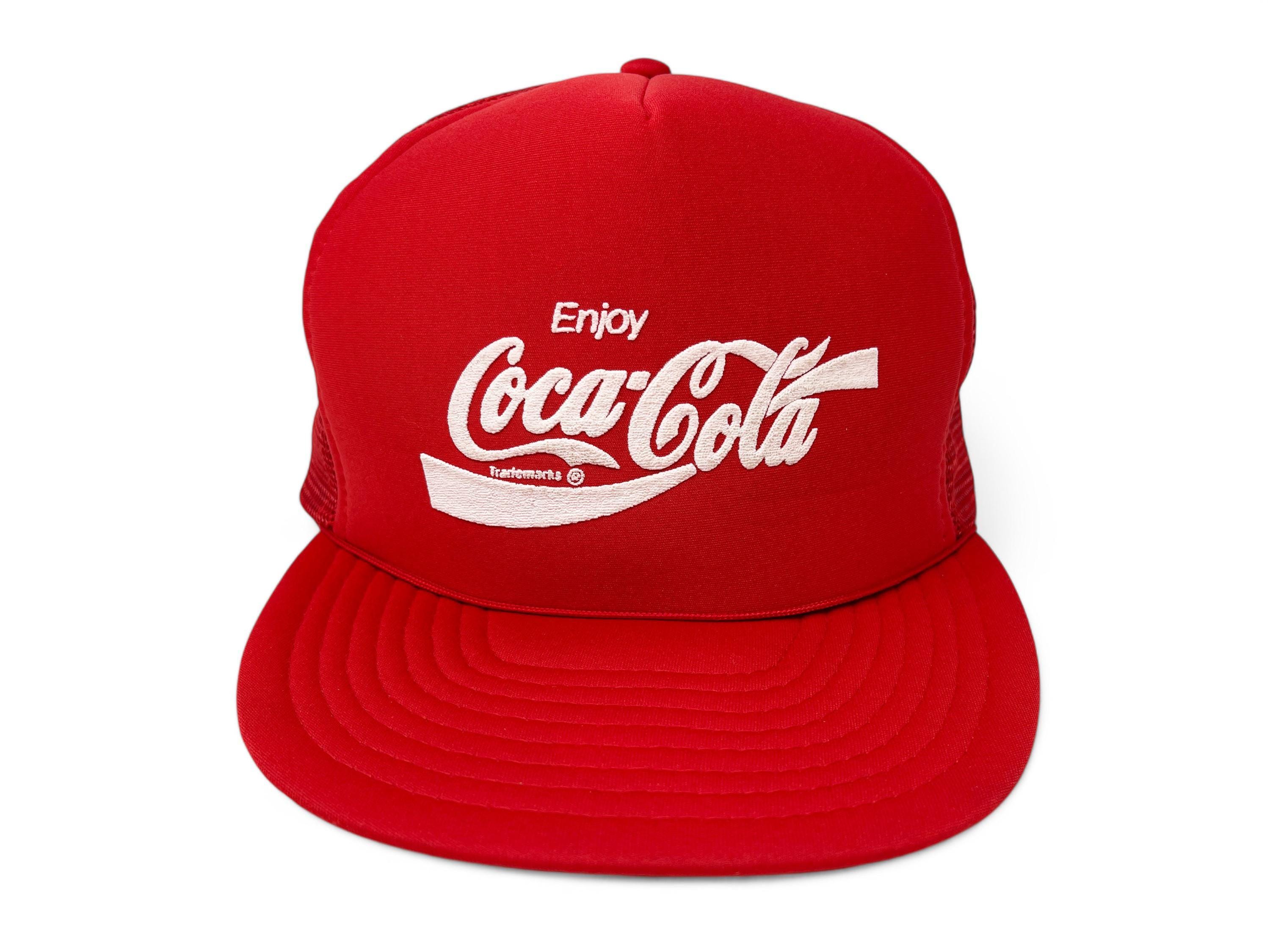 Vintage Coca Cola Hat 80s Trucker Snapback Cap Enjoy Coke H03 - Etsy