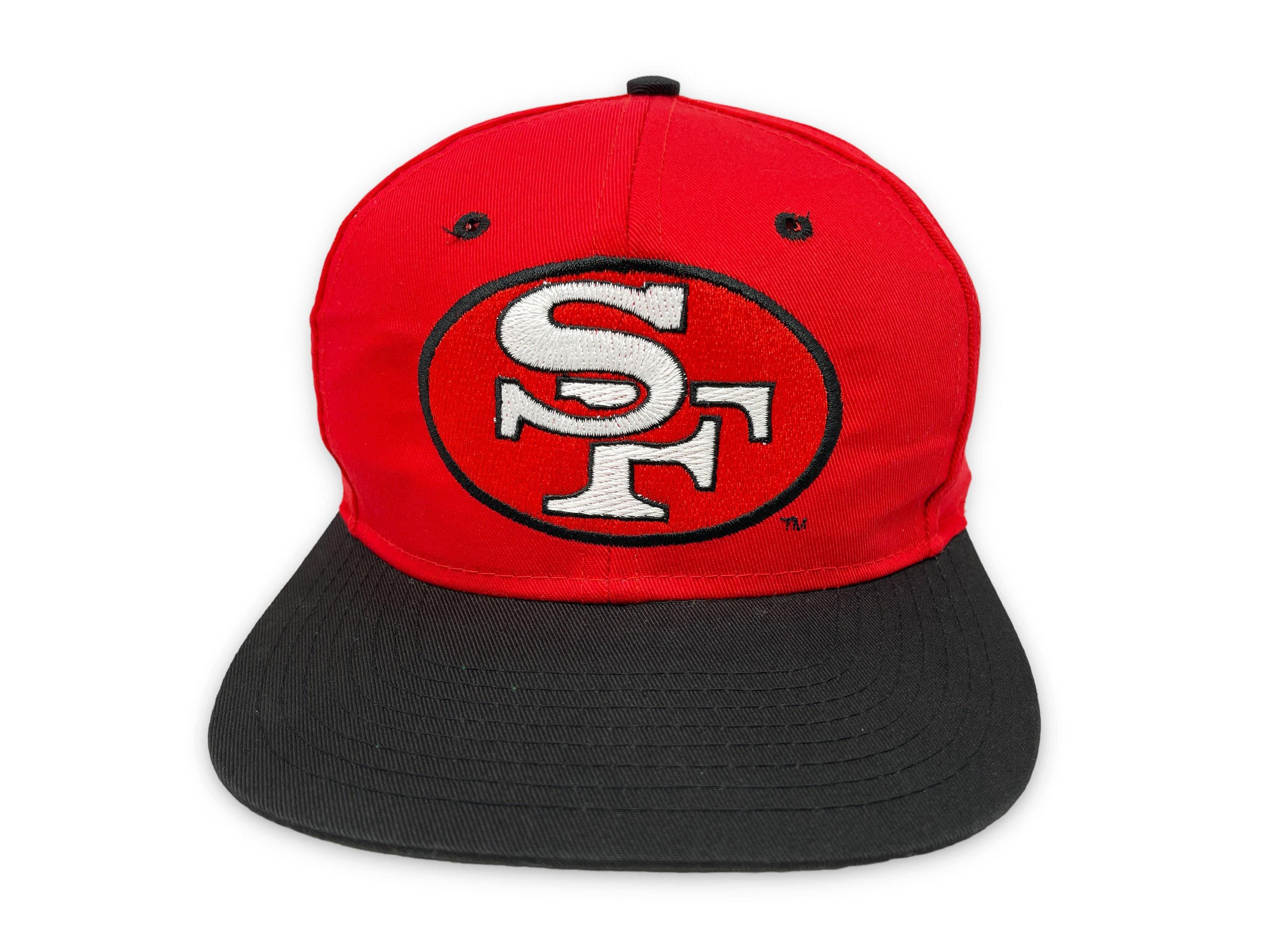 New ErA Vintage SnapBack San Francisco 49ers Hat RARE! San Francisco 49ers Coral Split Panel 9FIFTY Snapback Hat  main image 4