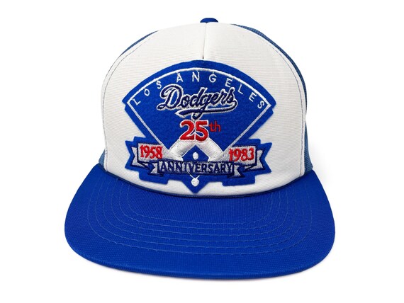 Vintage LA Dodgers Hat 80s Los Angeles Snapback Trucker Cap Vintage LA Dodgers Hat 80s Los Angeles Snapback Trucker Cap